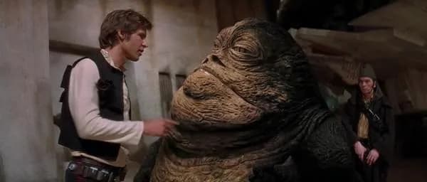 Boelo veillant sur Jabba. 