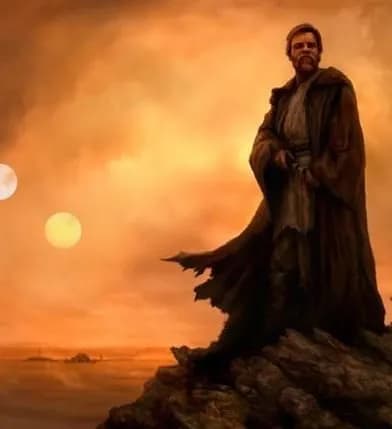 Obi-Wan lors de son exil