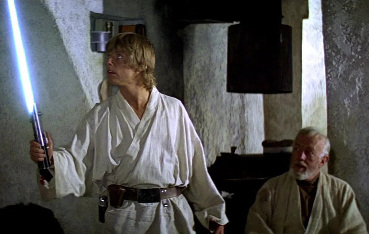 Luke récupère l'arme de son père