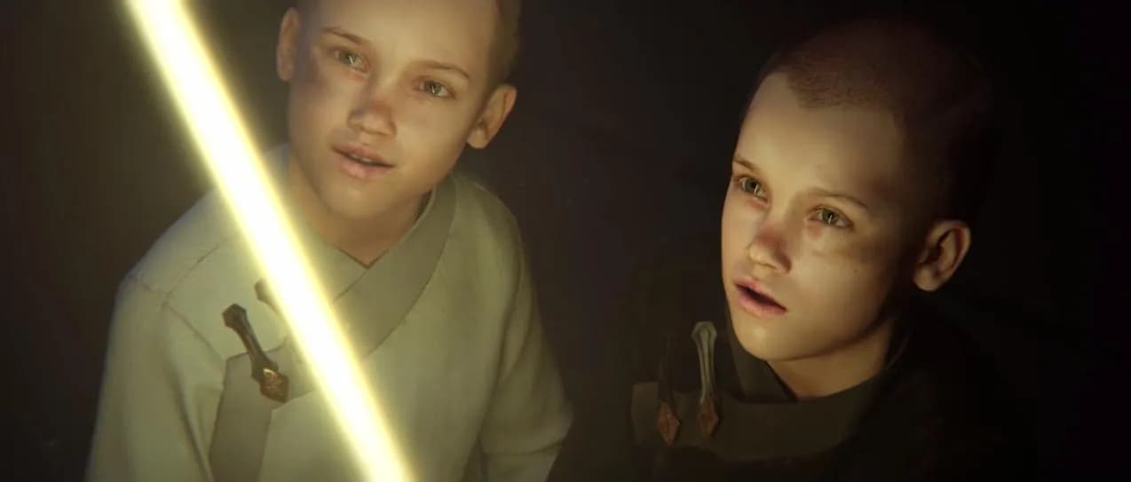 Arcann et son frère jumeau forgent leur premier sabre laser