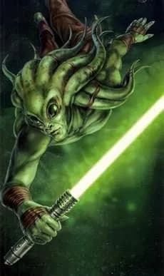Maître Fisto sur Mon Calamari.