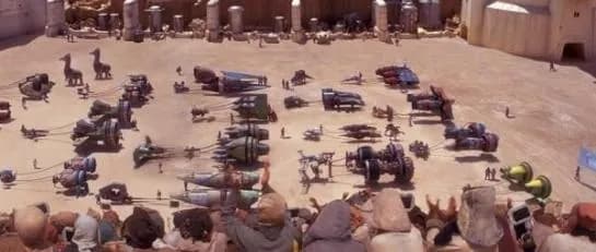 Boonta Eve de Tatooine.