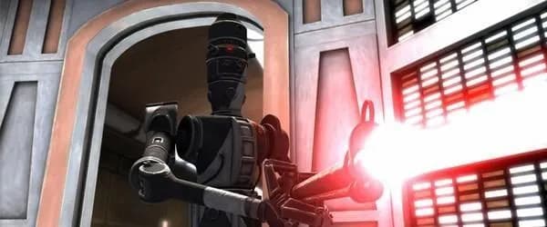 Un Droïde Sentinelle IG-86 au service de Cad Bane.