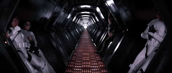 Le couloir des cellules