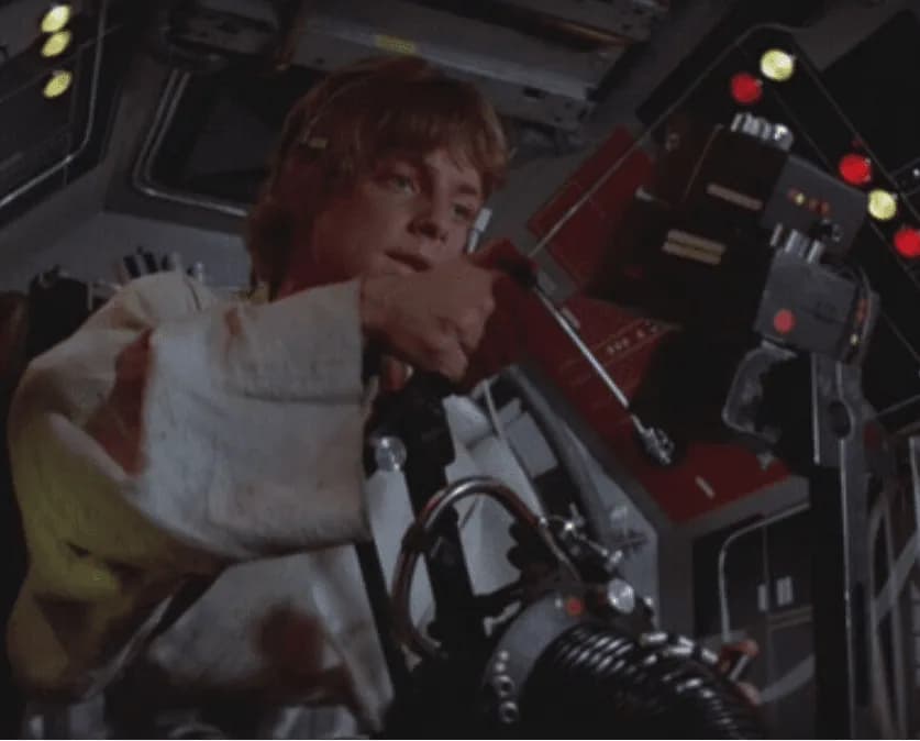 Luke dans la tourelle
