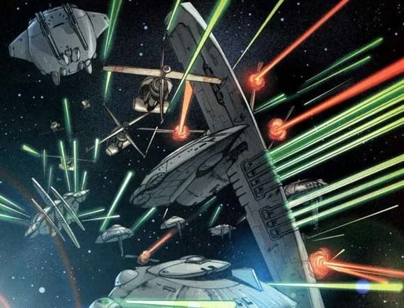 La contre-attaque de la Flotte du Noyau de Gar Stazi