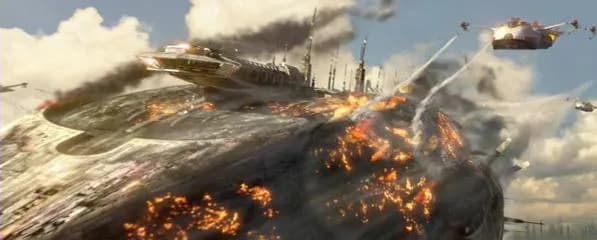 Après son passage dans l'atmosphère, l'Invisible Hand n'est plus que la moitié de lui-même