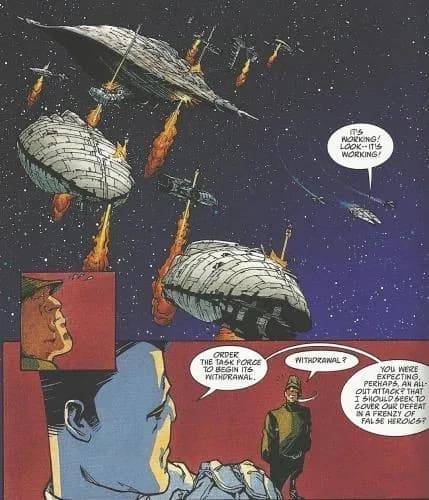 Le plan de Lando fonctionne, Thrawn ordonne la retraite