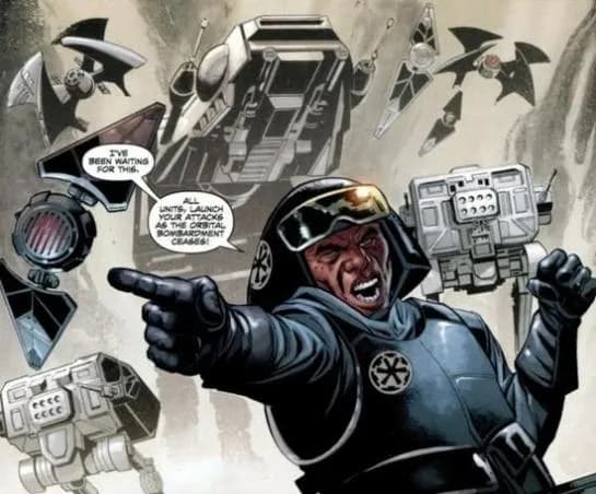 Le Moff Geist à la tête des forces terrestres. 