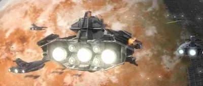 Le Ravager fait le blocus de Telos et de la Station Citadelle pour débarquer ses forces