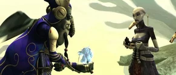 Ventress et le roi Katuunko