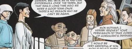Mon Mothma et Garm Bel Iblis se réconcilient