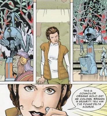 Leia identifie la Source Delta