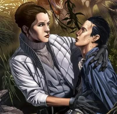 Leia Organa et Raal Panteer. 
