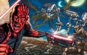 Un Général Sith Zeltron du Dark Underlord attaque les Mandaloriens recrutés par Murrtaggh