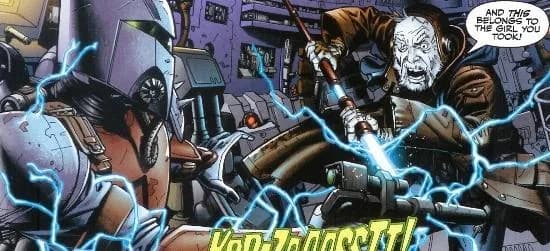 Rohlan Dyre et Camper s'affronte dans le cockpit du Last Resort