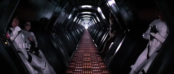 Le couloir des cellules