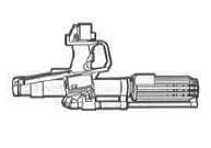 Carabine blaster rotative Underslung