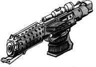 Pistolet Blaster Lourd T-6 Thunderer