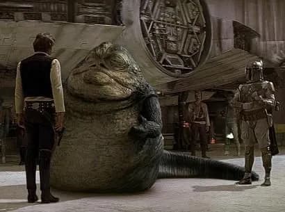 Han Solo rencontre Jabba