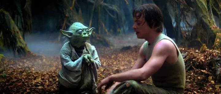 Luke et Yoda