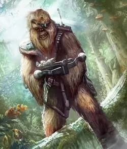 Un guerrier Wookiee.