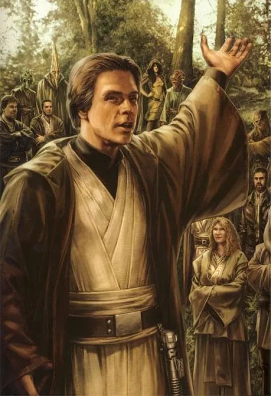 Luke entouré de ses Jedi sur Zonama Sekot