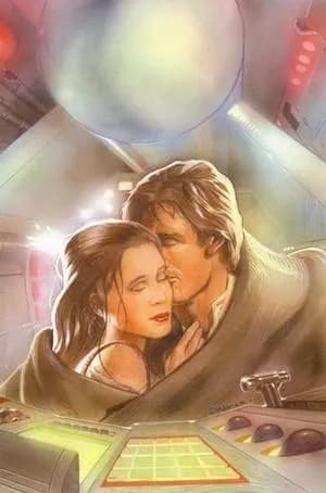 Le Général Han Solo et la Princesse Leia Organa. 