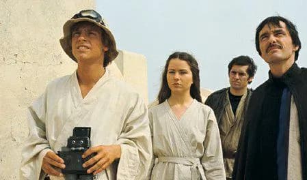 Luke, Fixer, Camie et Biggs sur Tatooine