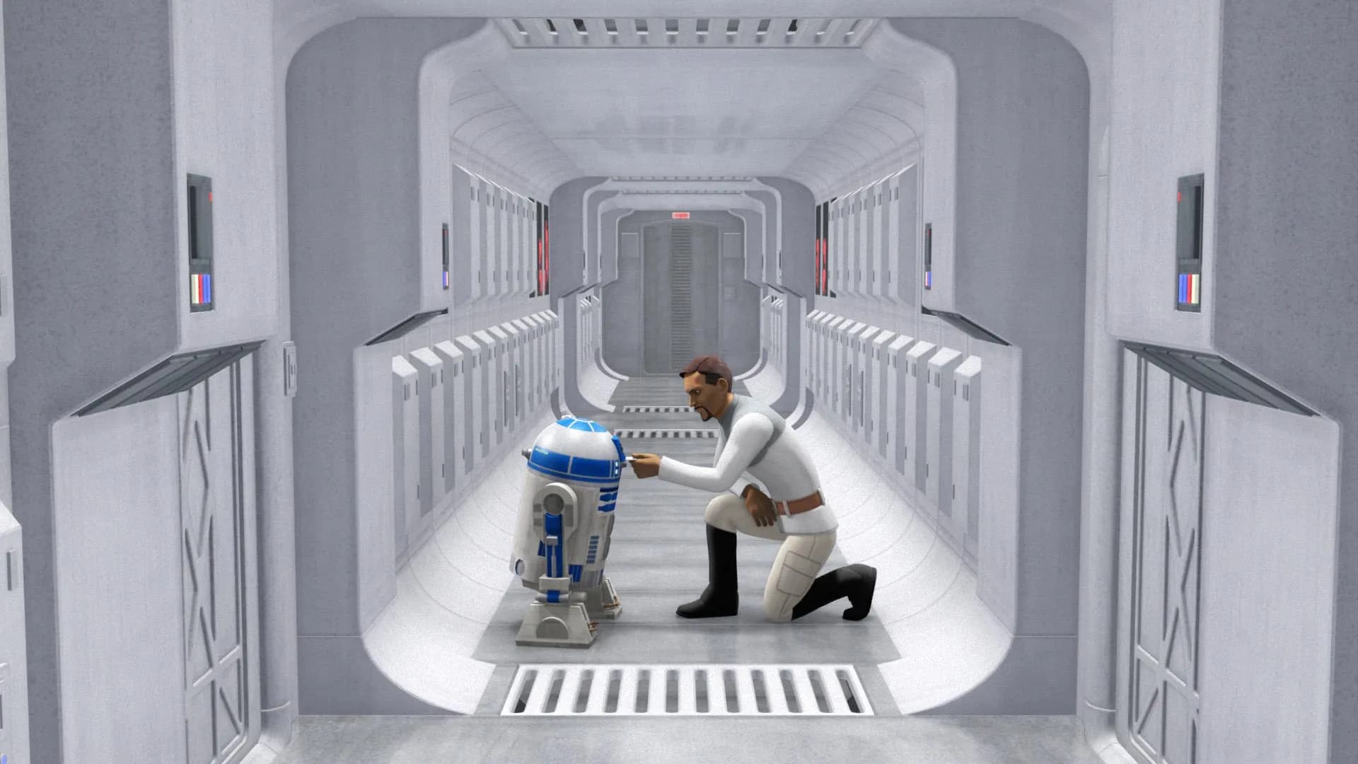 Bail Organa et R2-D2