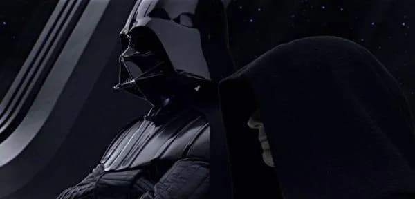 Darth Vader, aux côtés de l'Empereur