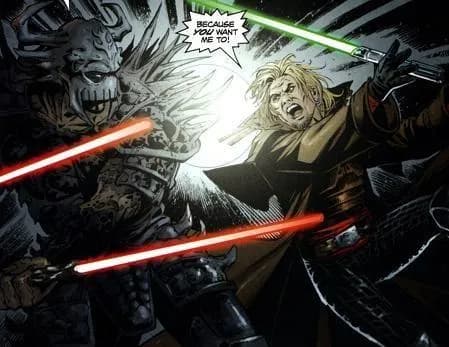 Darth Krayt affronte Cade Skywalker