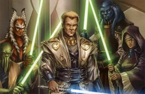 Les Maîtres de Taris, membres de l'Alliance Jedi