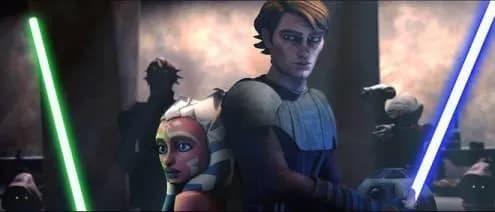 Anakin et Ahsoka sous la menace de Jabba