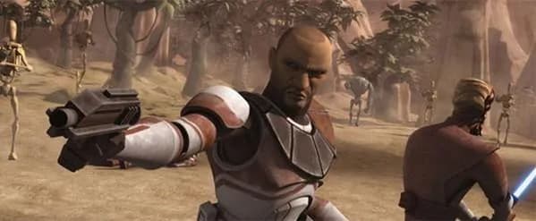 Le Capitane Clone Keeli est le Général Jedi Ima-Gun Di. 