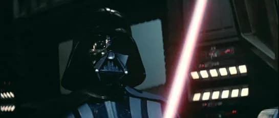 Vader affronte Luke sur l'Etoile Noire II.