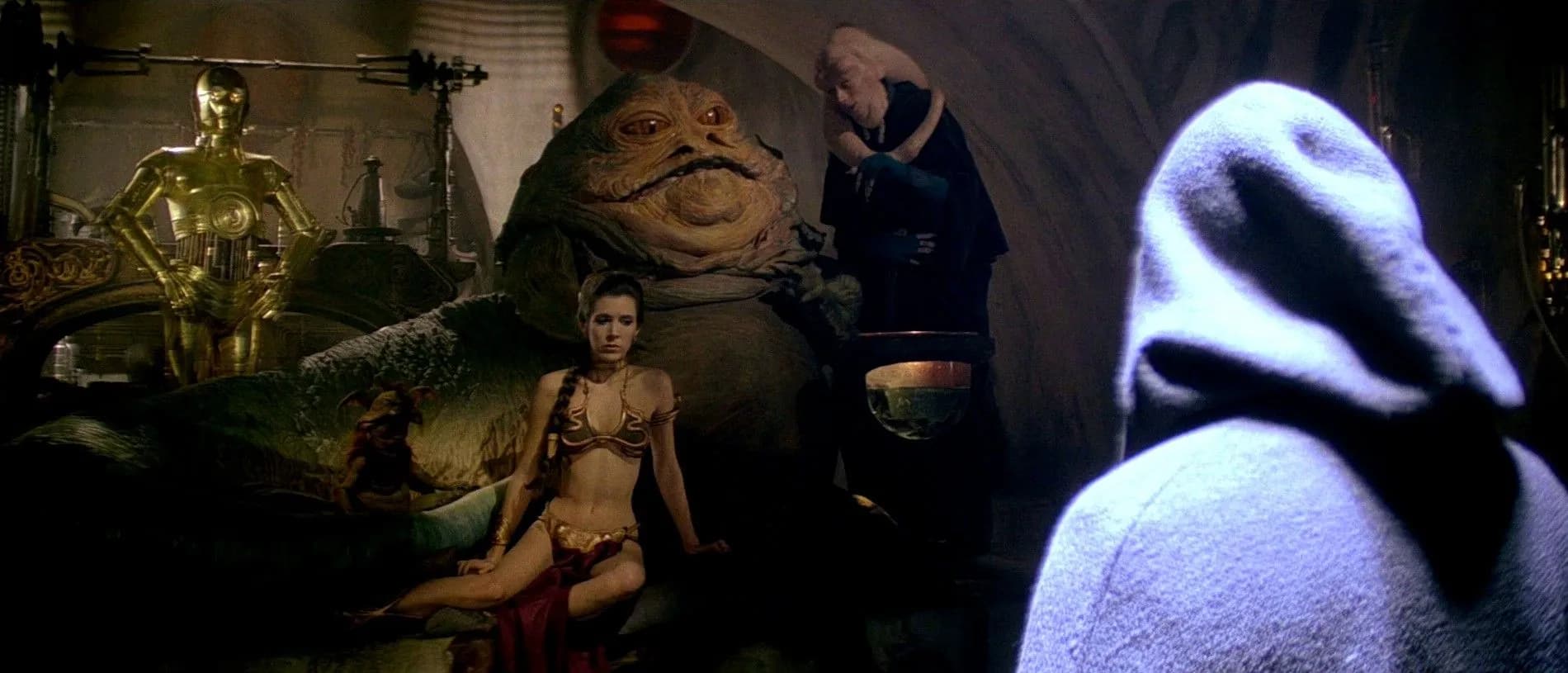 La Princesse Leia, prisonnière de Jabba the Hutt