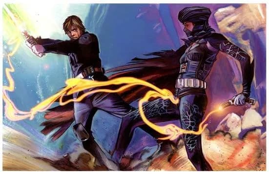 Dernier Combat entre Luke Skywalker et Lumiya