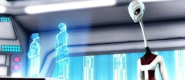 Nala Se face aux hologrammes d'Obi-Wan Kenobi et de l'Amiral Wullf Yularen. 