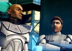 Obi-Wan et Rex en briefing sur Christophsis