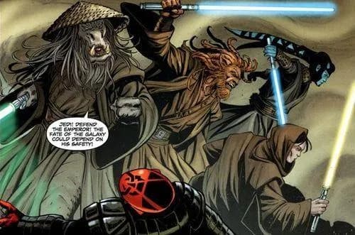 Les Jedi protègent Roan Fel sur Agamar.