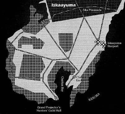 Plan de la capitale de Rodia, Iskaayuma