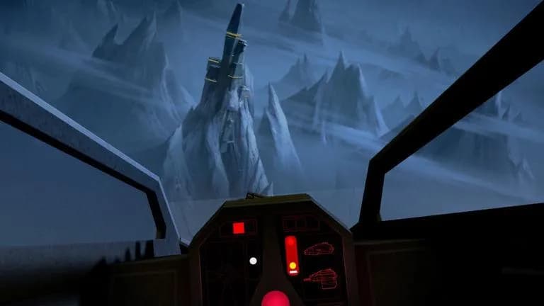 La Flèche depuis le cockpit du Phantom