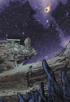 L'épave du Star Destroyer Impérial Anya Karu.
