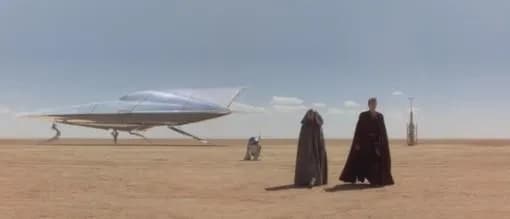 Atterrissage sur Tatooine. 